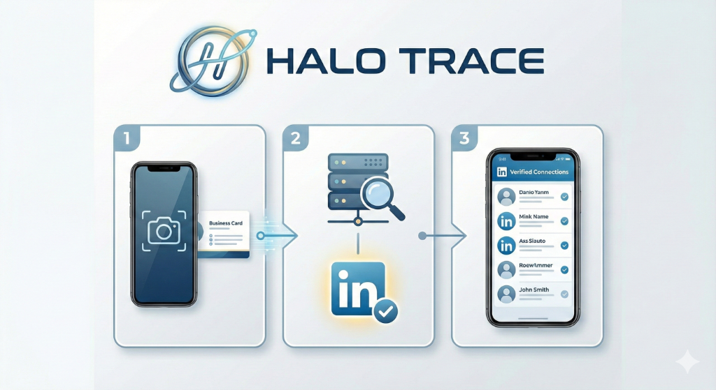 Halo Trace — AI-Powered LinkedIn Profile Finder project visual